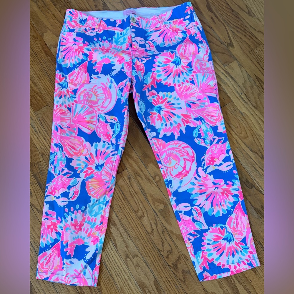 NWOT Lilly Pulitzer 26” Sadie Stretch Crop Chino - 14